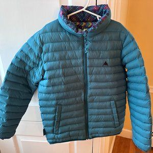 Girls Youth S Burton Reversible Blue Puffer Jacket